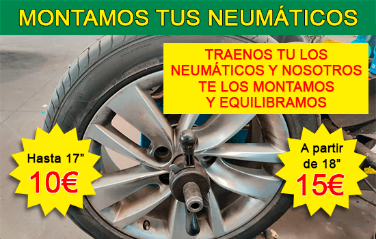 Montamos tus neumáticos
