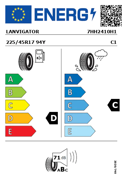 Lanvigator Catchpower plus 225/45 R17 94Y | Taller barato
